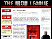 Tablet Screenshot of ironleague.com